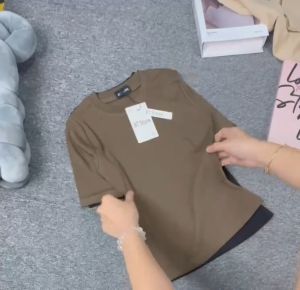 Áo thun nữ PHOM ÔM sát tay lỡ ( M : tay lỡ Trơn BT )