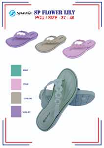 Sendal Wanita Terbaru Karet Import FLOWER 01 Series Sendal Jepit Kekinian