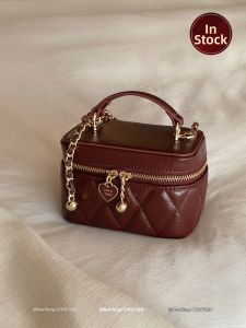 CHIO‘2ND | New Year Gift Red Box Handbag With Chain Shoulder Crossbody