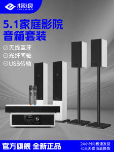 High-End 5.1 Home Cinema Sound System Bluetooth Lossless Music Wireless Karaoke Audio Video Echo Wall Surround Sound Speaker Set