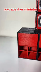 Box Speaker Miniatur SUPALI 3 INCH Merah