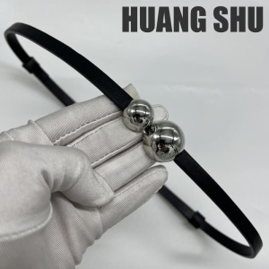 Fashionable Skinny Leather Belt Womens Versatile Decorative Waist Chain for Dresses Shirts Suits Small Leather Belts