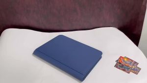 Trading Card Binder 9 Pocket PU Cover Card Collection Binder for 360 Premium Book Sturdy Card Holder Album for YuGiOh MTG