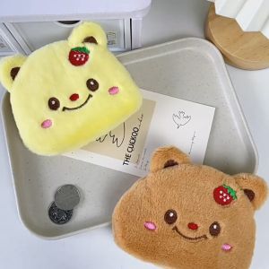 Dompet Koin Gantungan Kunci Keychain Boneka/Dompet Koin Multifungsi Aesthetic Boneka Korea Motif Beruang