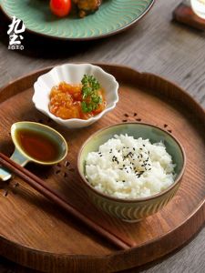 Japanese Style Handmade Ceramic Bowl Rice Soup Noodle round Bowl Thick Clay Retro Single Home Use Creative Dining Utensils