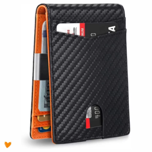 Men Card Holder Minimalist Multifunctional Large Capacity RFID Blocking Ultra-Thin Portable Microfiber Mens Wallet