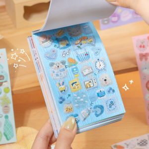 TIANZI 20/40 Pcs Retro Cartoon Die Cut Stickers Book Japanese Stationery for Scrapbooking Diary Handmade Decorative Supplies