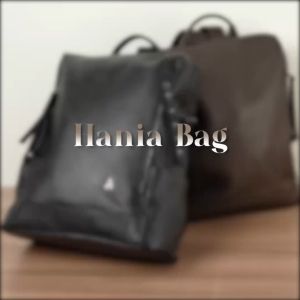 Alona Leather Hania Bag - Tas Ransel Wanita Kulit Sapi Asli Free Card Holder