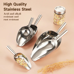 Stainless Steel Ice Scoop: A Versatile Home & Bar Kitchen Tool