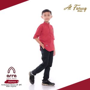 Baju Busana Muslim Koko Pakistan Anak Koko Alfaruq Kids Putih