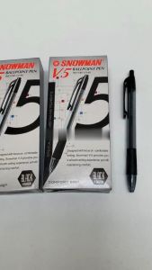 Klik-Beli Pulpen Ballpoint Pen V-5 Snowman Semi Gel 0.7 mm