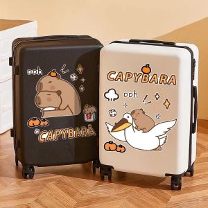 Waterproof Large Travel Luggage Sticker Capybara Design No-Residue High-End Feel Decoration Remodeling Loss Prevention