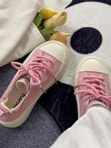 Wht Shoes Industry   Mingkuang MINGKUANG Street Fashion Lazy Dual-Purpose Shoes Casual Sneakers Niche New Style Canvas Shoes