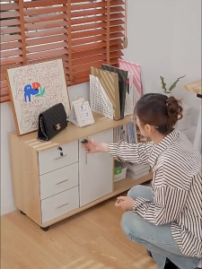 ตู้เก็บลิ้นชัก 100/80cm สำหรับการเก็บอุปกรณ์ มีล้อ เลือกสี