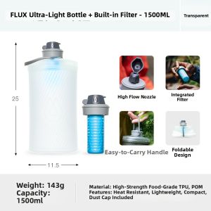 Collapsible Portable Water Bag for Camping with Shower Function