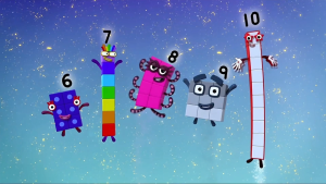Numberblocks Friends Six to Ten Figure by hand2mind- Age 3+ Numbers Counts