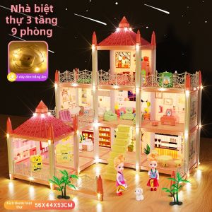 XIDIQI | Quà Tặng Sinh Nhật Nhà Búp Bê Cho Bé Gái