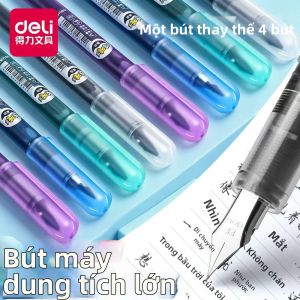 deli | Bút Vẽ Nhanh Độc Quyền Cho Học Sinh Lớp 3 Không Có Mực Thay Thế Ngòi EF Dung Lượng Lớn