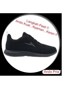 Sepatu Sneakers Pria Dewasa / Sepatu Ando Anak Sekolah