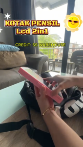 Kotak Pensil LCD 2 in 1 Tablet Writing Drawing Pen VIRAL LCD Drawing Pad