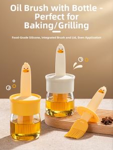 KuaKe | Food-Grade Silicone Basting Brush High-Temperature Resistant Kitchen Tool
