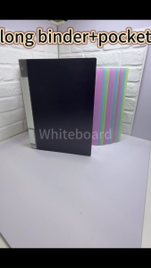 Long 3Rings Binder with 12PC File Pockets Set Arch File Folder Document Paper Organizer School Office