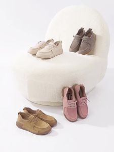 BELLE | Giày Oxford Mềm Da Đế Mềm Cắt Sâu