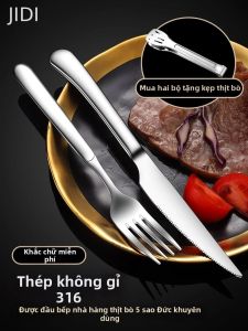 JIDI | Bộ Dao Thìa Nĩa Đa Năng Cao Cấp 316 Stainless Steel