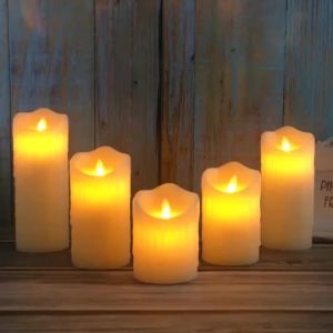 Hot_Price ใช้ดีบอกต่อ เทียนLED โคมไฟเทียน ใช้ถ่าน ขนาดเล็กกะทัดรัด น่ารักๆ เทียนอิเล็กทรอนิกส์ แสงสีวอร์มไวท์ เปลวไฟพลิ้วไหวสะเหมือนจริง ไม่มีน้ำตาเทียน ปลอดภัย ประดับตกแต่งหิ้งพระ สร้างบรรยากาศโรแมนติก ราคาพิเศษ ใช้ได้นาน