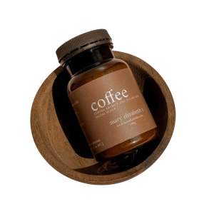 Mary Elizabeth R Coffee Coffee Arabica + Sugarcane Face and Body Scrub - Natural Exfoliator for Oily Skin
