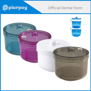 PIORPOY Dental Disinfection Box Burs Double Layer Filtration Cleaning Box Storage Drill Bits Grinding Head Sterilizer Tools