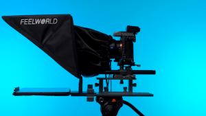 FEELWORLD TP16 16 Inch Folding Teleprompter Supports up to 16" Tablet Horizontal Vertical Prompting