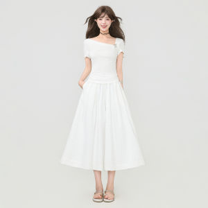 KEIKO | Texture Gray Skirt Trousers