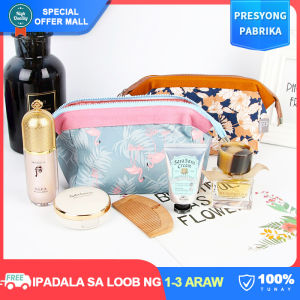 【Fashion】Korean Original Travel Make Up Bag with Zipper Waterproof Nylon Pouch Bag Women Washing Bag Portable Cosmetic Case