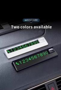 1pc Beautiful and Simple Temporary Parking Number Platewith 5 Sets of Numbers Economical and Practical 1pc Beautiful and Simp