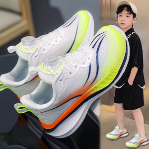 Lightweight Breathable Mesh Childrens Running Shoes New 2025 Brand Boys Sports Shoes Middle Size Children Students