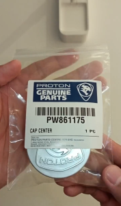 Original Proton Sport Rim Wheel Cap Silver for Iriz Waja Saga BLM FL FLX Preve Persona Gen2 Satria Neo Campro