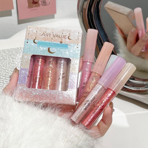 Bộ Phấn Mắt Dạng Lỏng Pearlescent Shimmer - Chống Thấm Nước Lâu Trôi Long Lasting Glitter & Sparkle Pearl Eye Shadow Mỹ Phẩm Hàn Quốc 5 Chiếc