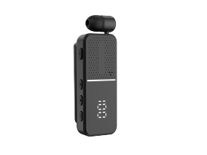 Newmsnr | Lavalier Business Bluetooth 6.0 Headphones Talk/music 50H Play Time LED Display ENC Noice Cancelling Wireless Earphone Handsfree