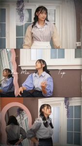 Yoenik Apparel Bae Mix Tops– Kemeja Wanita – Kemeja Motif – Atasan Wanita Stripe