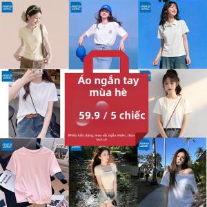 Jeanswest | Áo Thun Tay Ngắn Phong Cách Ngẫu Nhiên Mùa Hè Nữ Rộng Rãi