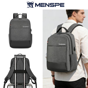 MENSPE Men Backpack Laptop Backpack Business Travel Bag Waterproof Backpack College Backpack Casual Shoulder Bag Anti Theft Back Pack School Bag for Men