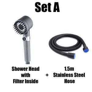Local Seller PSH4 High-Pressure Shower Head Bathroom Pressurized Massage Shower Head Universal Filter Element