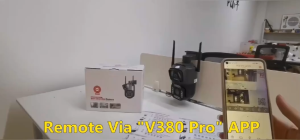 [ ราคาพิเศษ!! ] V380 Pro กล้องวงจรปิด 360 wifi กล้องวงจรปิด wifi ไร้สาย กล้องรักษาความปลอดภัย 2 เลนส์ (คมชัด 8 ล้าน) รองรับ WiFi/ใส่ชิม 4G กล้องวงจรปิดนอกบ้าน กันฝน กันแดด