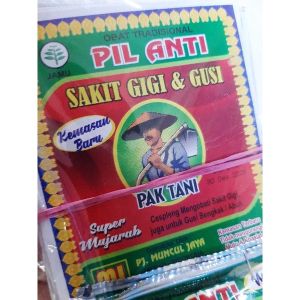 Pil Pak Tani Obat Sakit Gigi 1 Slop Isi 5 Hanger