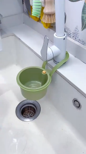 <จัดส่ง 24 ชั่วโมง>ตะกร้าแสตนเลสอ่างล้างจาน VINTLOOKตัวกรองที่ถอดออกได้สำหรับเศษอาหารทำความสะอาดง่าย