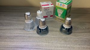 Bóng Đèn rọi điểm siêu sáng Chip LED COB 3W-5W-7W-9W Đui đèn E27-GU10 Vỏ đèn Kim loại nguyên khối - B009