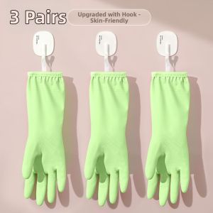 Durable Waterproof Protective Thick Nitrile Kitchen Gloves