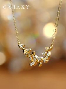 CARAXY | Cultivated Olive-shaped Diamond Necklace Pendant