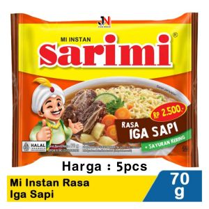 MIE SARIMI - Harga 5pcs/bungkus Sarimi Rasa Iga Sapi - Sarimie IGA SAPI - MIe instan Murah Meriah Promo